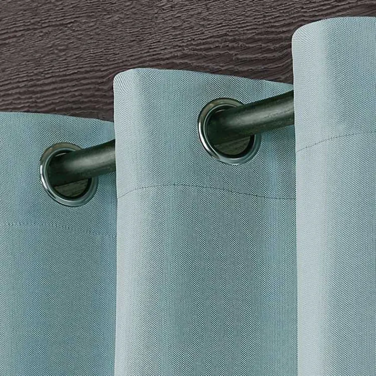 Outdoor Curtains-Kirklands Home Pool Biscayne Curtain Panel Set, 96 in. Blue