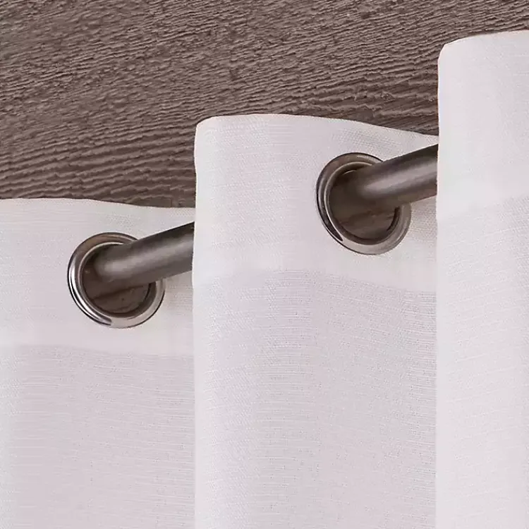 Outdoor Curtains-Kirklands Home Delano Outdoor Curtain Panel Set, 96 in. White