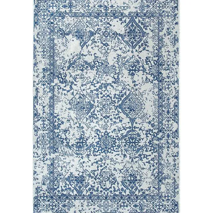Area Rugs-Kirklands Home Blue Vintage Odell Area Rug, 5x7