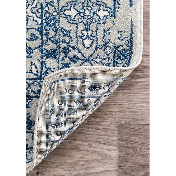 Area Rugs-Kirklands Home Blue Vintage Odell Area Rug, 5x7