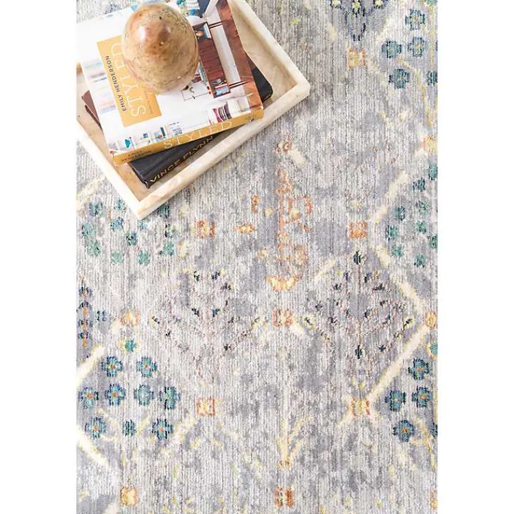 Area Rugs-Kirklands Home Claretta Area Rug, 5x7 Blue