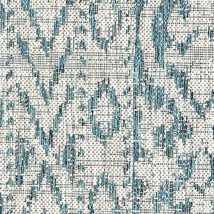 Outdoor Rugs-Kirklands Home Azure Terrace Sun Shower Outdoor Area Rug, 5x8