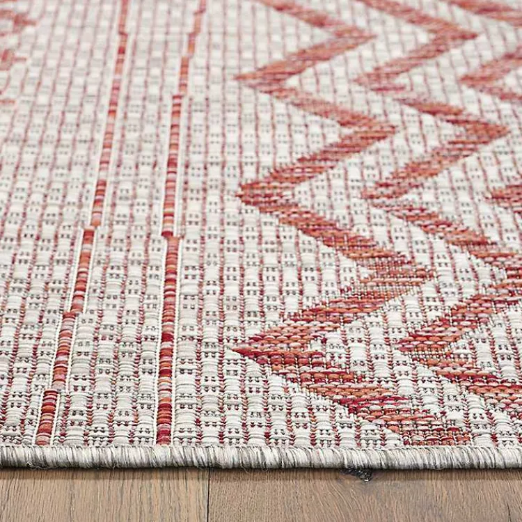 Outdoor Rugs-Kirklands Home Geometric Stripe Sun Shower Outdoor Area Rug, 7x9
