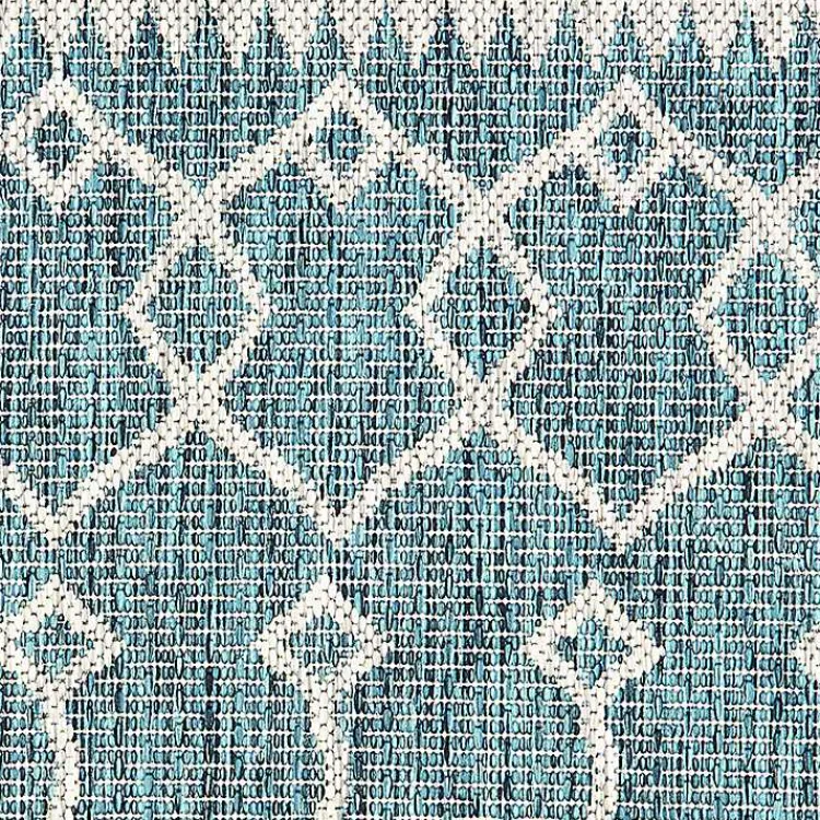 Outdoor Rugs-Kirklands Home Placid Portico Sun Shower Outdoor Area Rug, 7x9