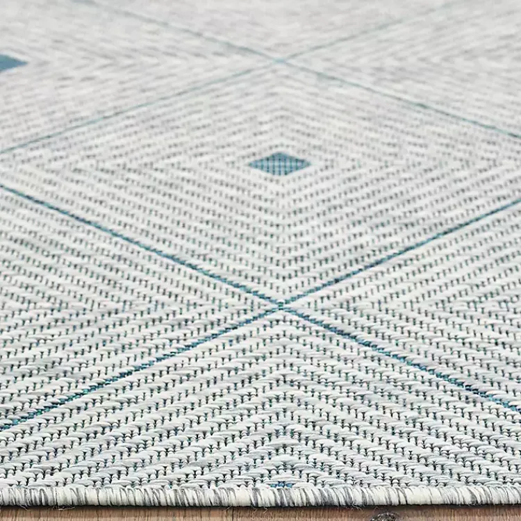 Outdoor Rugs-Kirklands Home Solitaire Sun Shower Outdoor Area Rug, 7x9