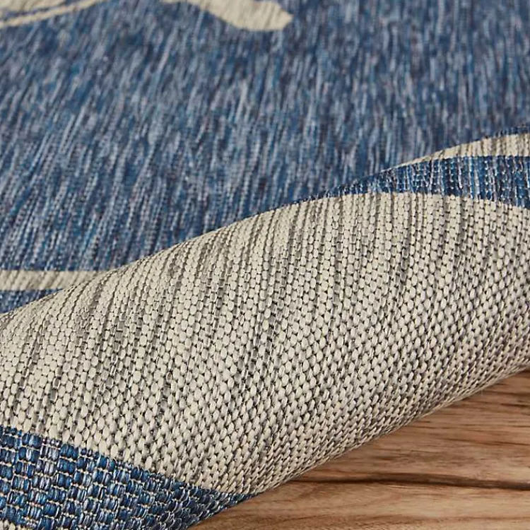 Outdoor Rugs-Kirklands Home Captiva Nautical Helm Outdoor Area Rug, 7x9