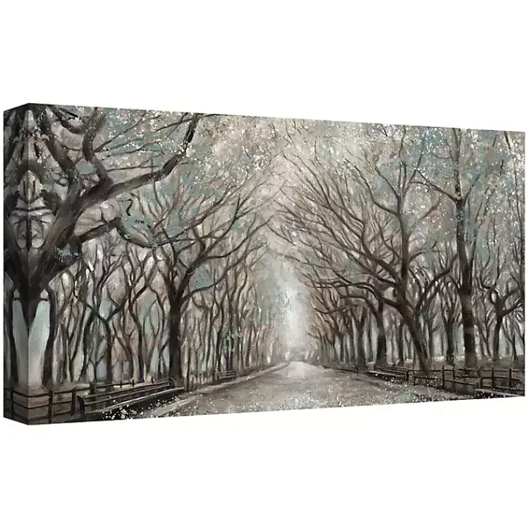 Canvas Art-Kirklands Home Momentary Quiet Platinum Panel Canvas Art Print Multi