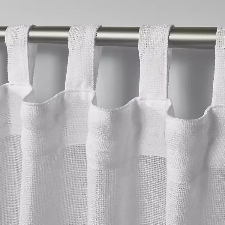 Outdoor Curtains-Kirklands Home Outdoor Miami Curtain Panel Set, 96 in. White