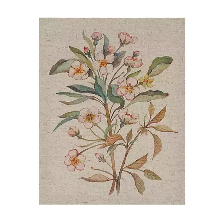 Canvas Art-Kirklands Home Botanical Linen Art Prints, Set of 3 Multi