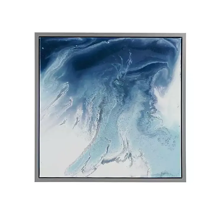 Canvas Art-Kirklands Home Blue Lagoon Framed Canvas Art Prints, Set of 2