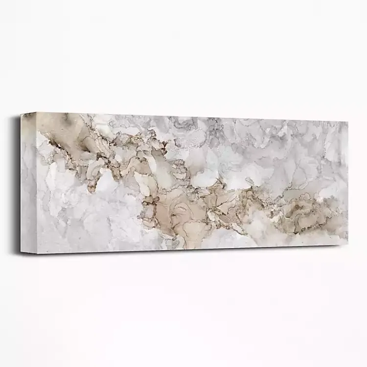 Canvas Art-Kirklands Home Neutral Gray Beauty Panel Giclee Canvas Art Print