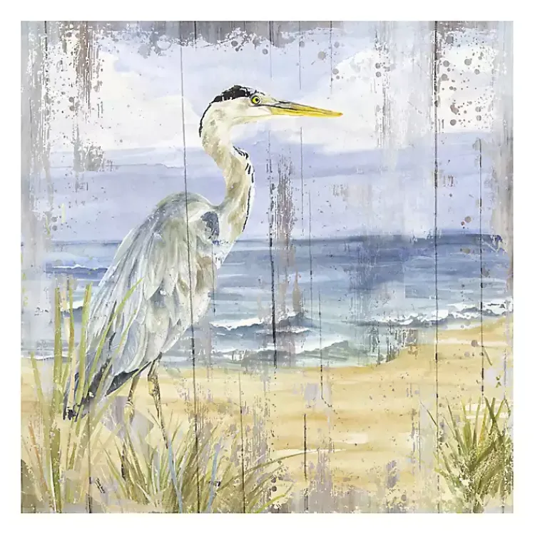 Canvas Art-Kirklands Home Rustic Birds of the Coast I Canvas Art Print Multi