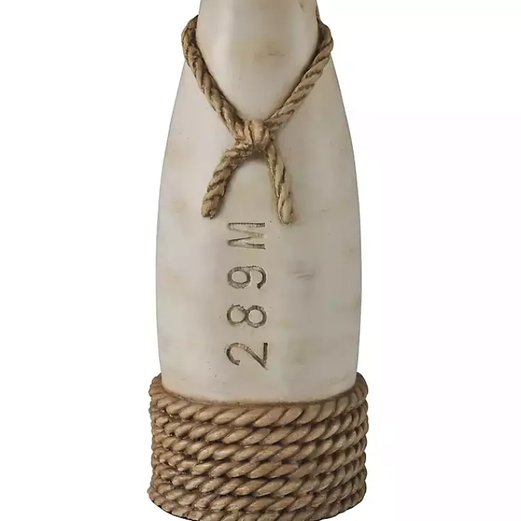 Table Lamps-Kirklands Home Martha's Vineyard White Buoy Table Lamp