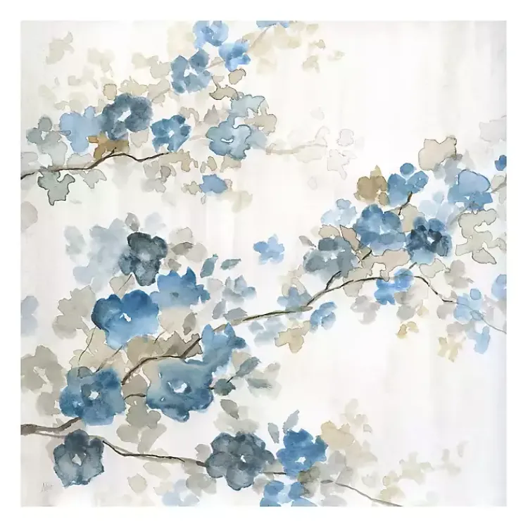 Canvas Art-Kirklands Home Dogwood in I Giclee Canvas Art Print Blue