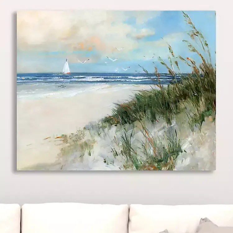 Canvas Art-Kirklands Home Oak Island Sunrise Canvas Art Print, 40x32 in.