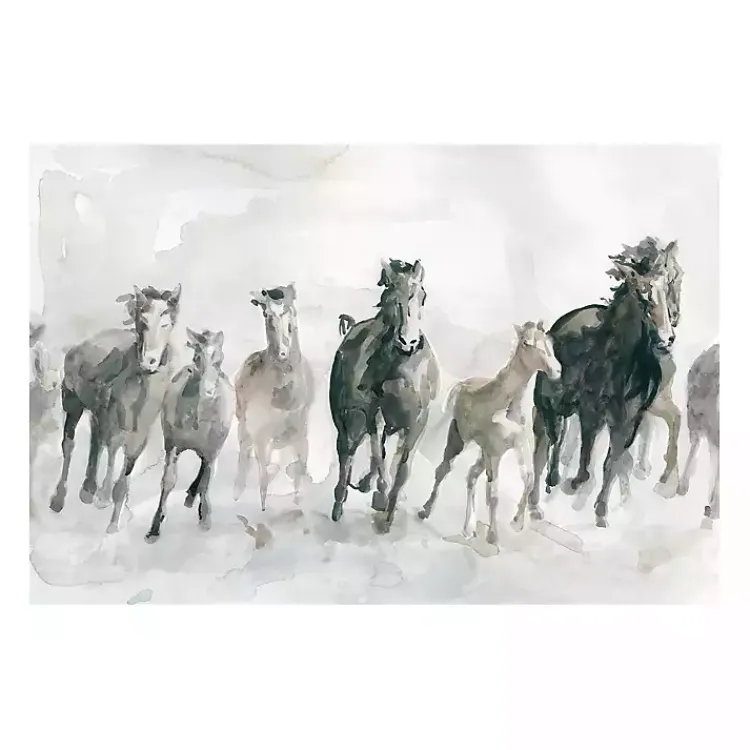 Canvas Art-Kirklands Home Running Wild Giclee Canvas Art Print