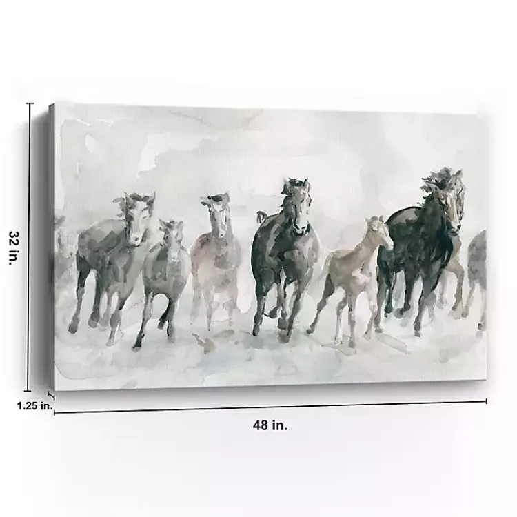 Canvas Art-Kirklands Home Running Wild Giclee Canvas Art Print