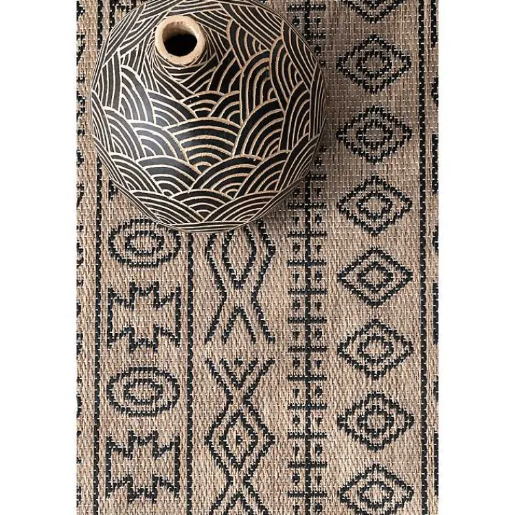 Outdoor Rugs-Kirklands Home Jamie Outdoor Area Rug, 5x7 Brown