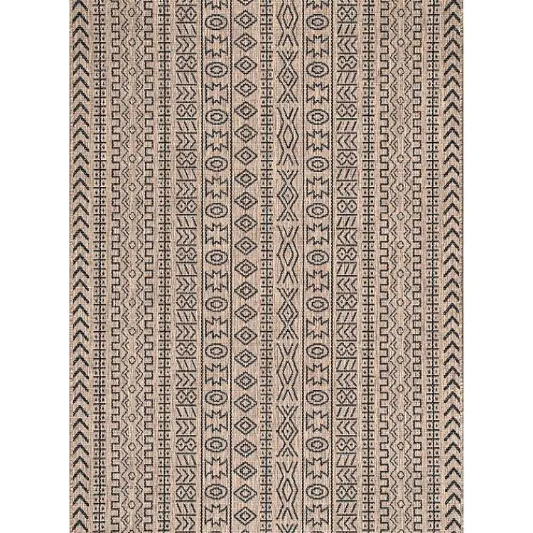 Outdoor Rugs-Kirklands Home Jamie Outdoor Area Rug, 6x9 Brown