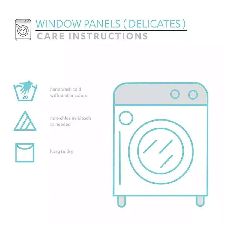 Curtains & Drapes-Kirklands Home Rosalie Curtain Panel Set, 108 in. Ivory