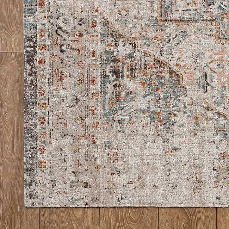 Outdoor Rugs-Kirklands Home Faded Turkish Indoor/Outdoor Area Rug, 7x9 Ivory
