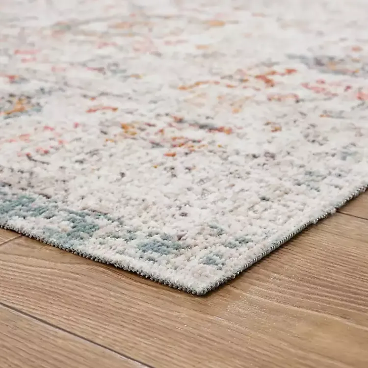 Outdoor Rugs-Kirklands Home Caramel Botanical Indoor/Outdoor Area Rug, 7x9