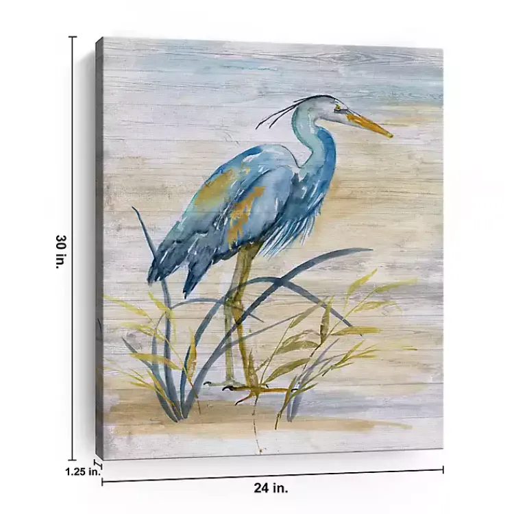 Canvas Art-Kirklands Home Blue Heron Giclee Canvas Art Print