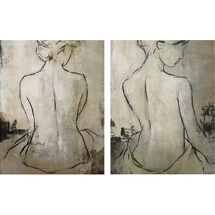 Canvas Art-Kirklands Home Spa Day Canvas Art Prints, Set of 2 Tan