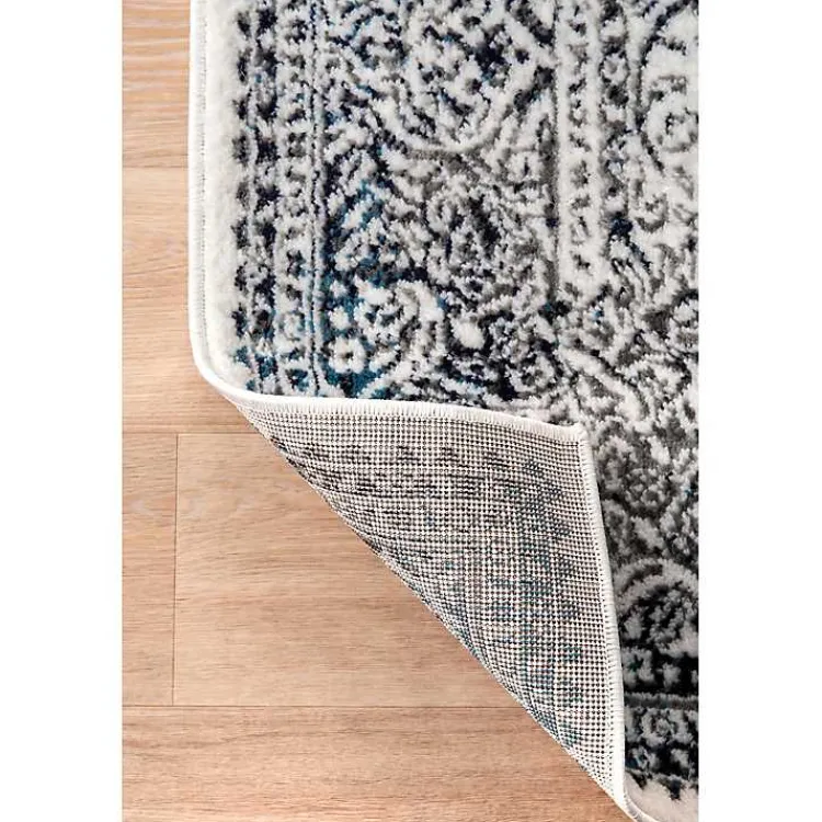 Area Rugs-Kirklands Home Delany Persian Inspired Area Rug, 5x8 Blue