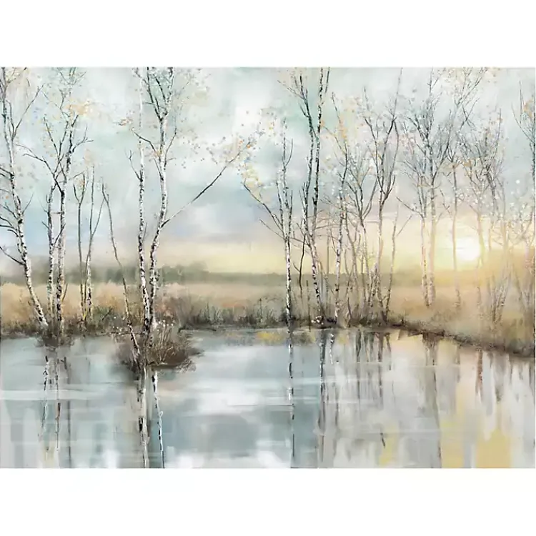 Canvas Art-Kirklands Home Calm Reflection Canvas Art Print Blue