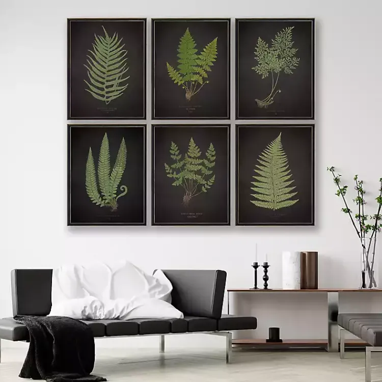 Framed Art-Kirklands Home Fern Bookplate VII Framed Art Print