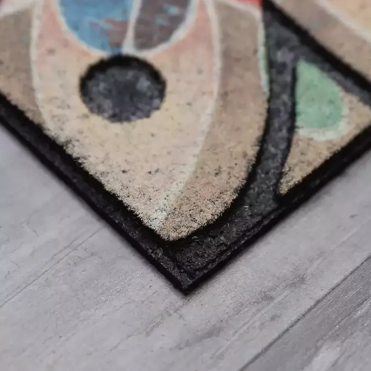 Doormats-Kirklands Home Playful Medallion Welcome Doormat Multi