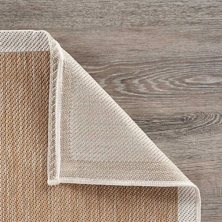 Outdoor Rugs-Kirklands Home Natural Flamingo Indoor/Outdoor Area Rug, 5x7