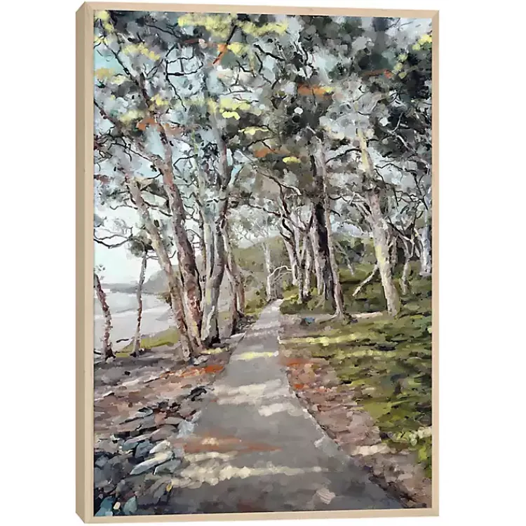 Canvas Art-Kirklands Home River Path Framed Canvas Art Print Multi