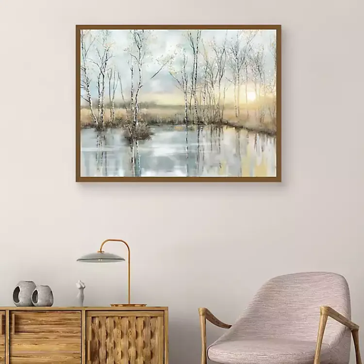 Canvas Art-Kirklands Home Calm Reflection Framed Canvas Art Print