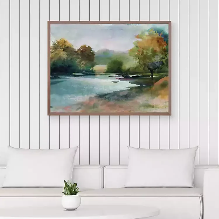 Canvas Art-Kirklands Home Lacu II Framed Canvas Art Print