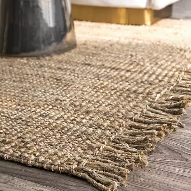 Area Rugs-Kirklands Home Hand Woven Chunky Loop Jute Caspar Area Rug, 4x6 Tan