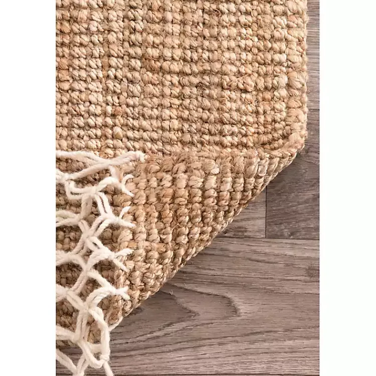 Area Rugs-Kirklands Home Jute Hand Woven Reese Area Rug
