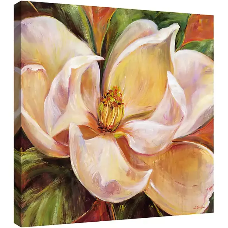 Canvas Art-Kirklands Home Magnolia Glow I Canvas Art Print Multi