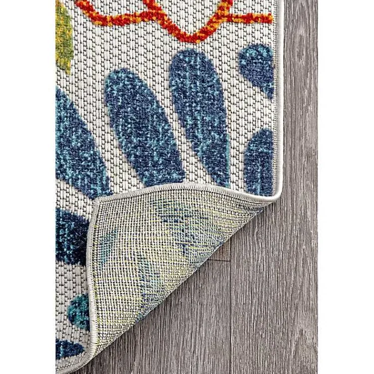 Outdoor Rugs-Kirklands Home color Burst Indoor/Outdoor Area Rug, 8x10 Multi
