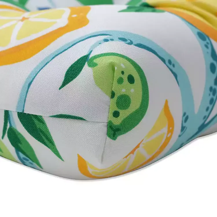 Outdoor Cushions & Pillows-Kirklands Home Lemon Vine Settee Cushion