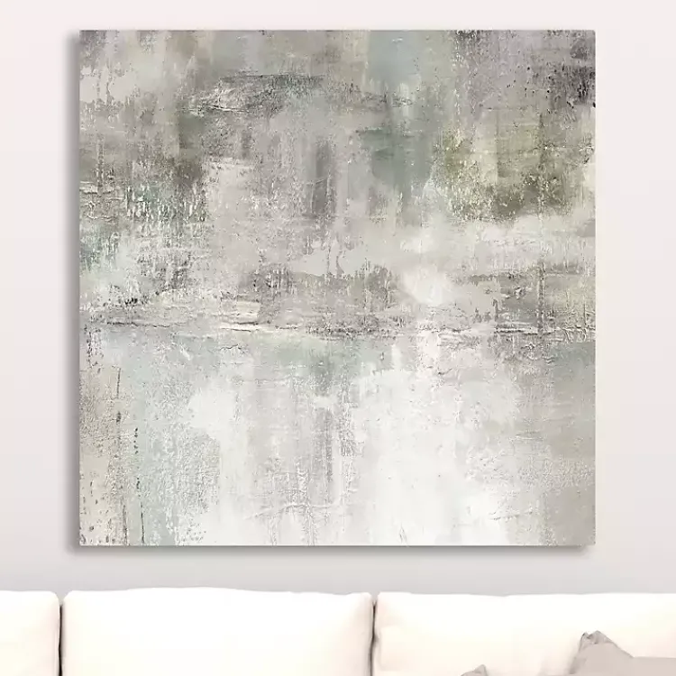 Canvas Art-Kirklands Home Misty Lake Giclee Canvas Art Print, 30x30 in.