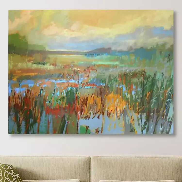 Canvas Art-Kirklands Home Marsh in May Canvas Art Print Multi