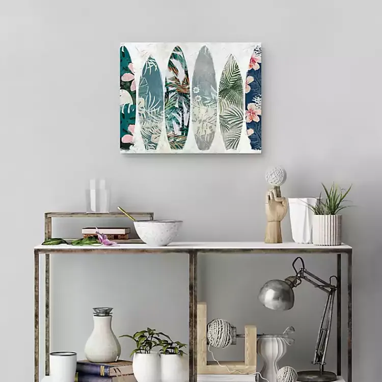 Canvas Art-Kirklands Home Surf Patterns Canvas Art Print Multi