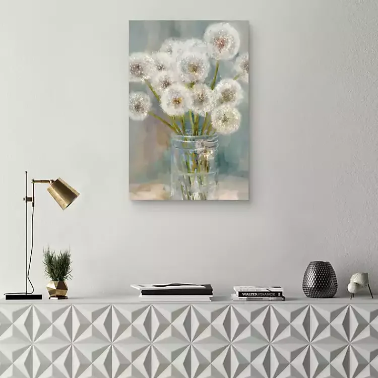 Canvas Art-Kirklands Home Mason Jar Wishes I Canvas Art Print