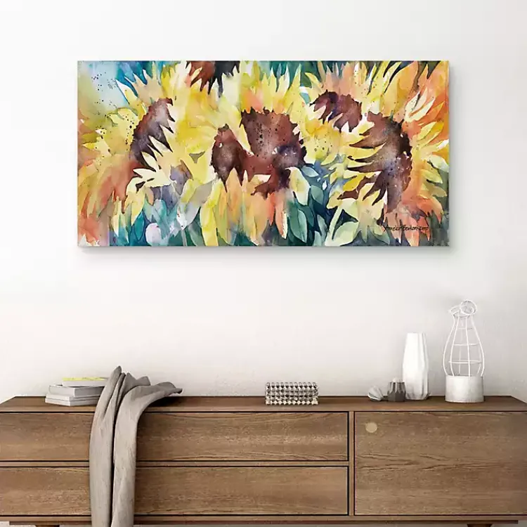 Canvas Art-Kirklands Home Row of Sun Light Canvas Art Print Multi