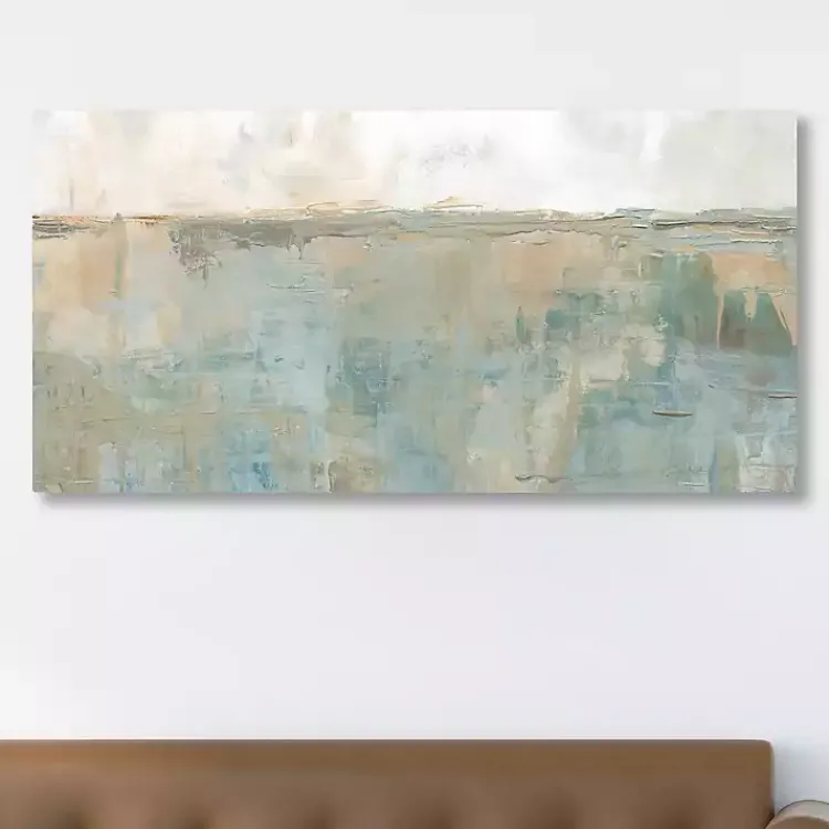 Canvas Art-Kirklands Home Distant Field Giclee Canvas Art Print Green