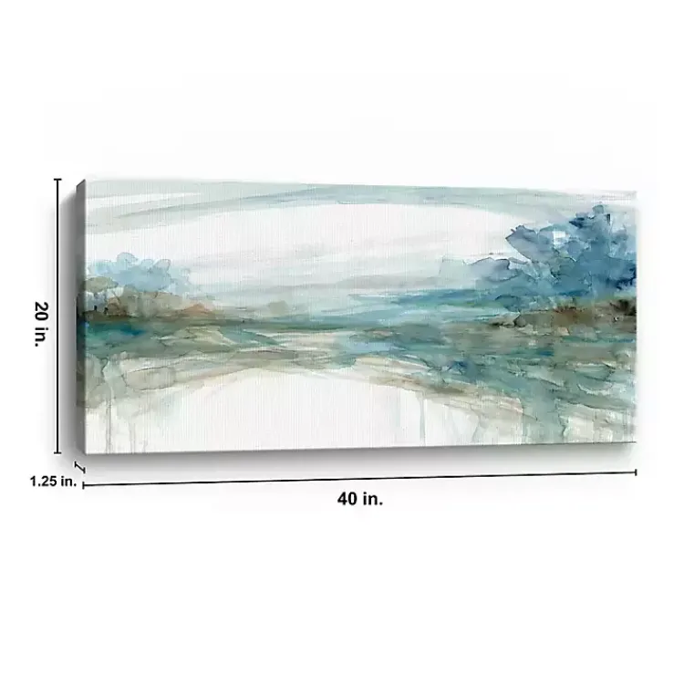 Canvas Art-Kirklands Home Watery Treeline Giclee Canvas Art Print