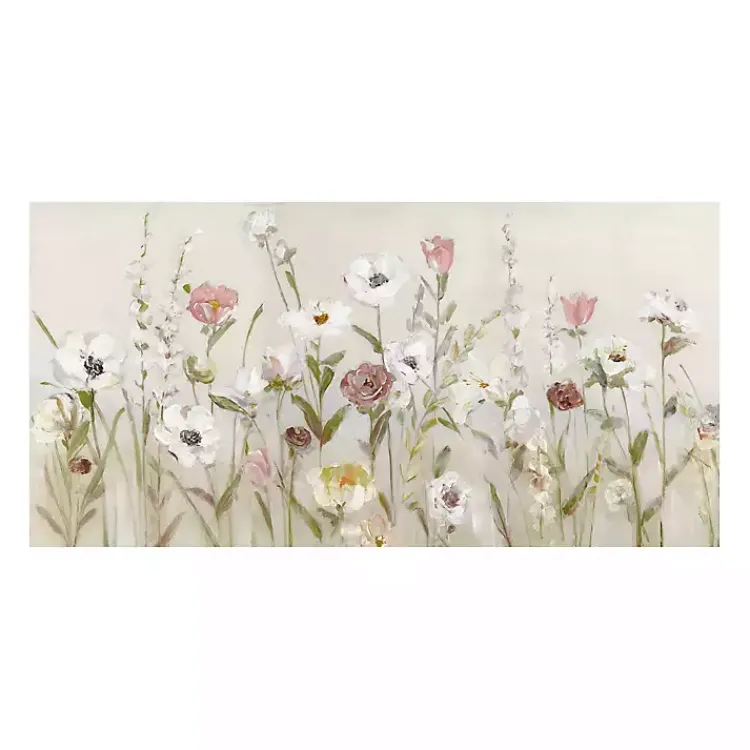 Canvas Art-Kirklands Home Blooming Around Giclee Canvas Art Print Tan