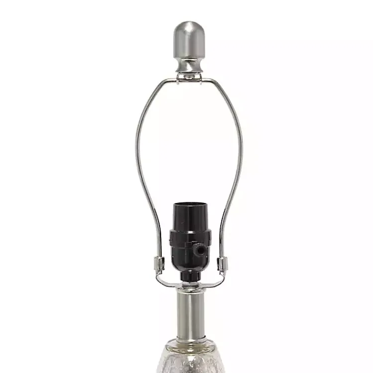 Table Lamps-Kirklands Home Mercury Glass Curvy Table Lamp White